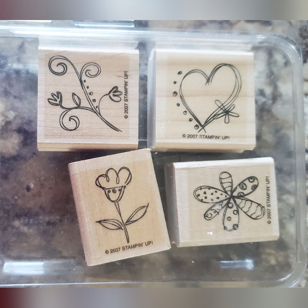 Stampin Up Doodle That Rubber Stamp Set